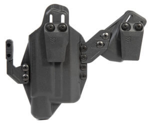 Blackhawk 416702BK Stache IWB Size 02 Black Polymer Belt Clip Compatible w/Glock 19/23/32/45 Belt 1.50″ Wide Ambidextrous