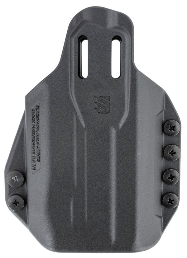 Blackhawk 416302BK Stache IWB Size 02 Black Polymer Belt Clip Compatible w/Glock 19/23/32/45 Belt 1.50″ Wide Ambidextrous