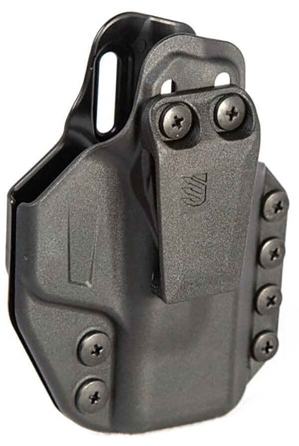 Blackhawk 416068BK Stache IWB Size 68 Black Polymer Belt Clip Fits Glock 43 Fits Glock 43X Fits Springfield Hellcat Ambidextrous