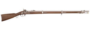 Taylors & Company 210100 1857 Wurttembergischen-Mauser 54 Cal Percussion (Musket Cap) 39.38 Stainless Round Barrel  Walnut Stock  Flip Up Rear Sight”
