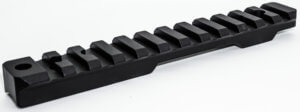 Talley P00252412 Picatinny Rail Black Anodized Aluminum Compatible w/Browning T-Bolt