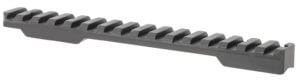 Talley PSM258725 Picatinny Rail Black Anodized Aluminum Compatible w/Savage Accu-Trigger 8-40 Screws Mount Short Action 20 MOA