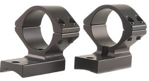 Talley 95X702 Scope Ring Set Extended For Rifle Winchester Model 70 High 1″ Tube Black Aluminum