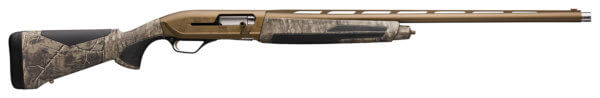 Browning 011732204 Maxus II Wicked Wing 12 Gauge 3.5 4+1 28″ Barrel  Burnt Bronze Cerakote Metal Finish  Realtree Timber with Overmolded Grip Panels Stock”
