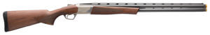 Browning 018724303 Cynergy CX Feather 12 Gauge 3 2rd 30″ Satin Blued Barrel  Silver Nitride Metal Finish  Grade I Satin American Walnut Stock”