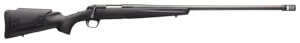 Browning 035528227 X-Bolt Stalker Long Range 7mm Rem Mag 3+ 26 Non-Glare Matte Black Heavy Steel Barrel & Receiver  Recoil Hawg Muzzle Brake  Textured Synthetic Adjustable Comb Stock  Optics Ready”