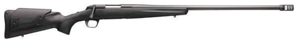 Browning 035528282 X-Bolt Stalker Long Range 6.5 Creedmoor 4+1 26 Non-Glare Matte Black Heavy Steel Barrel & Receiver  Recoil Hawg Muzzle Brake  Textured Synthetic Adjustable Comb Stock  Optics Ready”