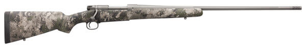 Winchester Repeating Arms 535244229 Model 70 Extreme 264 Win Mag 3+1 26″ Free-Floating Muzzle Brake Barrel  Tungsten Gray Cerakote Metal Finish  TrueTimber VSX Bell & Carlson Synthetic Stock w/Sculpted Cheekpiece  Pachmayr Decelerator Recoil Pad