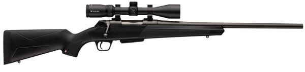 Winchester Repeating Arms 535737212 XPR Compact Scope Combo 243 Win 3+1 20″ Free-Floating Barrel  Black Perma-Cote Barrel/Receiver  Nickel Teflon Coated Bolt  Synthetic Stock w/Textured Grip Panels  Includes Vortex Crossfire II 3-9x40mm Scope