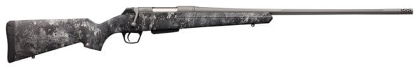 Winchester Repeating Arms 535776230 XPR Extreme Hunter 7mm Rem Mag 3+1 26″ Free-Floating Threaded Barrel w/Muzzle Brake  Tungsten Gray Cerakote Barrel/Receiver  TrueTimber Midnight Synthetic Stock w/Textured Grip Panels  M.O.A. Trigger System