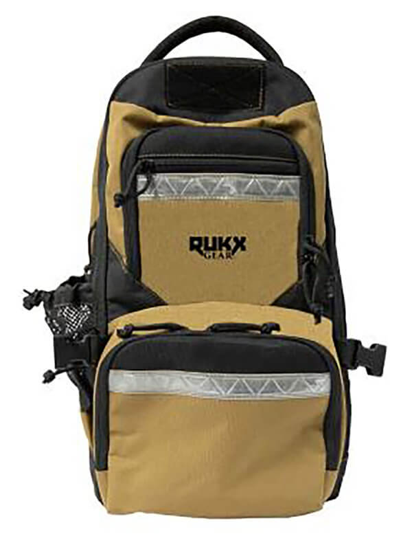 Rukx Gear ATIG20NMDSURT ATI Nomad Survivor Backpack 20 Gauge 3″ 1rd 18.50″ Barrel Steel Receiver w/Black Chrome Finish Brass Bead Front Sight Black Fixed Checkered Stock Includes Tan Rukx Backpack.