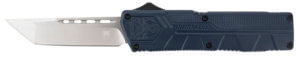 Spyderco C243PGYW Endela Lightweight 3.41″ Folding Clip Point Plain VG-10 SS Blade Blue/Gray FRN Handle Includes Pocket Clip