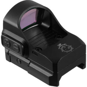 TruGlo TG-TG8100B1 Tru-Tec Micro Black Anodized 23x17mm 3 MOA Illuminated Red Dot Reticle Fits Glock Features Glock Dovetail/Picatinny Mount