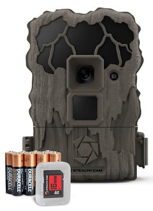 Stealth Cam STCQS20 QS20 Camo Low Glow IR Flash Up to 32GB SD Card Memory Features Integrated Python Provision Lock Latch