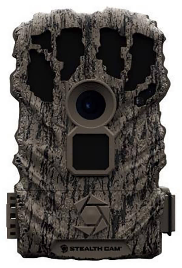 Stealth Cam STCBT16 Browtine Camo Low Glow IR Flash Up to 32GB SD Card Memory Features Integrated Python Provision Lock Latch