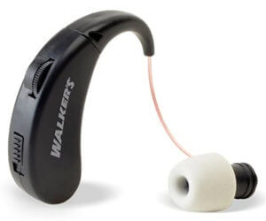 Walker’s GWPRCHUE2PK Ultra Ear BTE Hearing Enhancer 22 dB Behind the Ear Black Adult 2 Pack