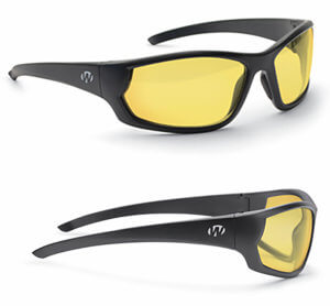 Walker’s GWP-IKNFF4-AMB Ballistic Eyeware IKON Vector Amber Lens Matte Black Full Frame Glasses