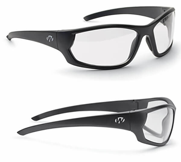 Walker’s GWPIKNFF4CLR Ballistic Eyewear IKON Vector Adult Clear Lens Matte Black Frame