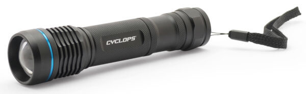 Cyclops CYCFLS700 Steropes 700 Black Anodized Aluminum White Cree LED 400/700 Lumens 220 Meters Range