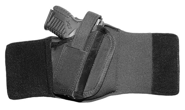 Crossfire Shooting Gear CRFWRPSA1M1R The Wrap Ankle Size 01 Black Neoprene/Sheepskin Velcro Fits Micro Fits 1-1.50″ Barrel Right Hand