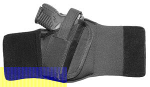 Crossfire Shooting Gear CRFWRPSA1M1R The Wrap Ankle Size 01 Black Neoprene/Sheepskin Velcro Fits Micro Fits 1-1.50″ Barrel Right Hand