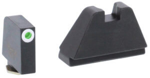 AmeriGlo GL507 Optic Compatible Sight Set for Glock Black | 5XL Tall Black Front Sight 5XL Tall Black Rear Sight