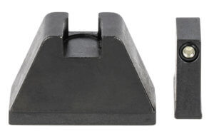 AmeriGlo GL808 Optic Compatible Sight Set for Glock Black | 9XL Tall Black Front Sight 9XL Tall Black Rear Sight