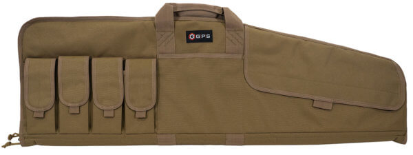 GPS Bags SRC42FDE Single Flat Dark Earth 600D Polyester with Mag Pouch Lockable Zippers & Fleece-Lining 42″ L x 13″ H Exterior Dimensions