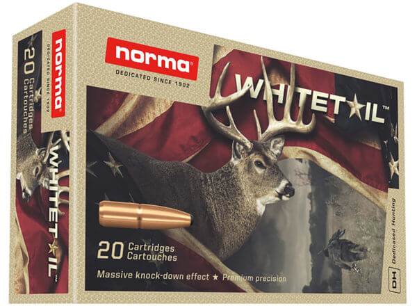 Norma Ammunition 20171502 Dedicated Hunting Whitetail 7mm-08 Rem 150 gr Pointed Soft Point (PSP) 20rd Box