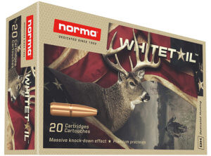 Norma Ammunition (RUAG) 20177382 Whitetail  308 Win 150 gr Pointed Soft Point (PSP) 20rd Box