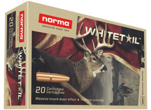 Norma Ammunition (RUAG) 20169562 Whitetail  270 Win 130 gr Pointed Soft Point (PSP) 20rd Box