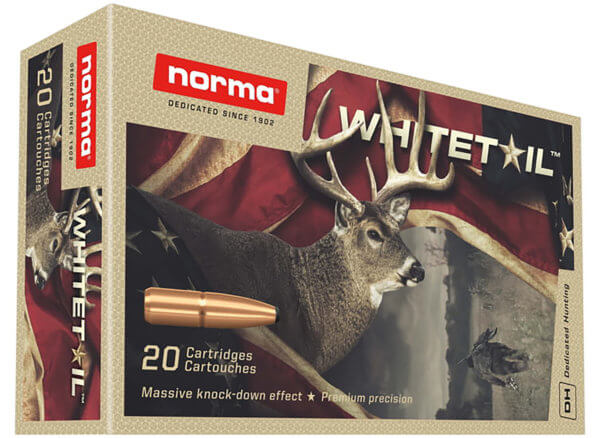 Norma Ammunition 20169562 Dedicated Hunting Whitetail 270 Win 130 gr Pointed Soft Point (PSP) 20rd Box