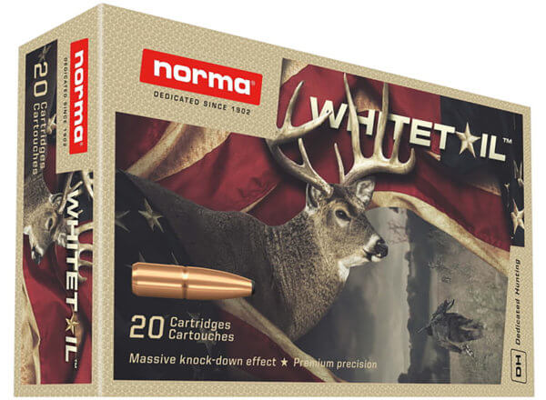 Norma Ammunition 20177412 Dedicated Hunting Whitetail 300 Win Mag 150 gr Pointed Soft Point (PSP) 20rd Box