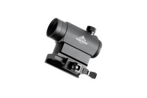 TruGlo TG-TG8100BM Tru-Tec Micro Black Anodized 23x17mm 3 MOA Illuminated Red Dot Reticle Features 45 Degree Offset Picatinny/Picatinny Mount