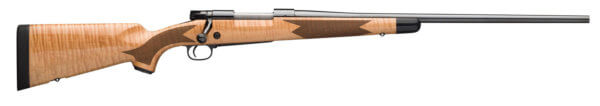 Winchester Repeating Arms 535218228 Model 70 Super Grade 30-06 Springfield Caliber with 5+1 Capacity 24″ Barrel High Polished Blued Metal Finish & Gloss AAA Maple Stock Right Hand (Full Size)