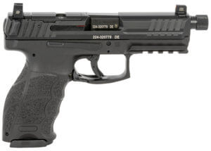 HK 81000626 VP9 Tactical Optic Ready 9mm Luger 4.70″ TB 10+1 (3) Black Black Steel Slide Black Interchangeable Backstrap Grip Night Sights