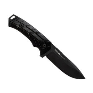 Elite Tactical ETFDR006CS Chaser 3.50″ Folding Clip Point Plain Satin D2 Steel Blade/ Black G10 Handle Features Clamshell Packaging Includes Pocket Clip
