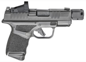 Springfield Armory HC9389BTOSPSMC Hellcat RDP Micro-Compact 9mm Luger 3.80″ 13+111+1 Black Black Melonite Steel Slide Adaptive Textured Black Polymer Grip Includes Shield SMSc Red Dot