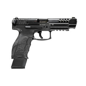 HK 81000264 VP9 9mm Luger 4.09″ 10+1 (3) Black Black Steel Slide Black Interchangeable Backstrap Grip Night Sights (Push Button)