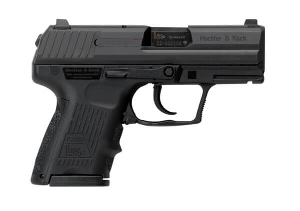 HK 81000053 P2000SK Subcompact V2 LEM 9mm Luger 3.26″ 10+1 (2) Black Black Steel Slide Black Interchangeable Backstrap Grip