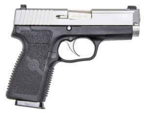 Kahr Arms KP4043NA P  40 S&W Caliber with 3.60 Barrel  7+1 Capacity  Black Finish Frame  Serrated Matte Stainless Steel Slide  Textured Polymer Grip & TruGlo Night Sights”