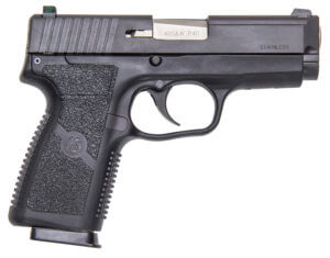 Kahr Arms KP4044NA P  40 S&W Caliber with 3.60 Barrel  6+1 or 7+1 Capacity  Black Finish Frame  Serrated Matte Black Stainless Steel Slide  Textured Polymer Grip & TruGlo Night Sight”