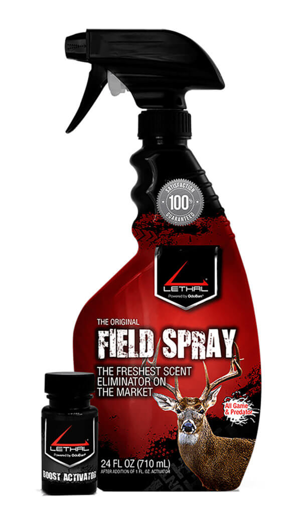 Lethal 97176731ZC Field Spray Odor Eliminator Odorless Scent 32oz Spray