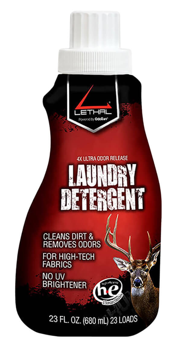 Lethal 9686D6723Z 4x Ultra Laundry Detergent Odor Eliminator Odorless Scent 23 oz Bottle