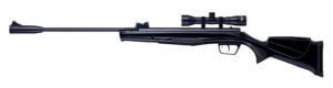 Beeman 10616 Sportsman  with Sound Suppressor Spring Piston 177  22 Pellet 1rd Black 4x32mm Scope