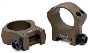 Warne V400M Vapor Scope Ring Set Fixed For Rifle Maxima/Weaver/Picatinny Low 1″ Tube Matte Black Aluminum