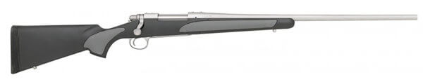 Remington Firearms (New) R27265 700 SPS Full Size 7mm-08 Rem 4+1 24″ Matte Stainless Steel Barrel & Receiver  Matte Black w/Gray Panels Fixed Synthetic Stock  Right Hand
