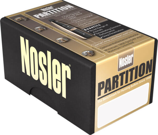 Nosler 60134 Trophy Grade Hunting 33 Nosler 250 gr Nosler Spitzer Partition (SPT) 20rd Box
