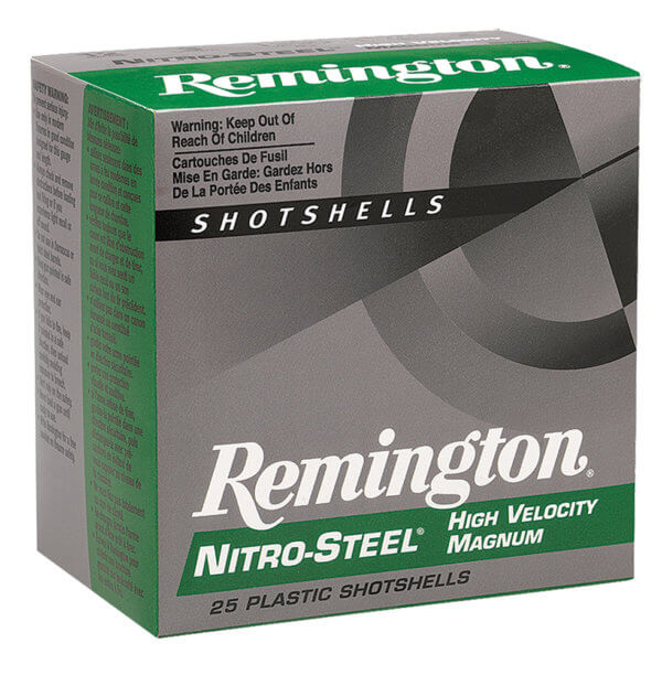 Remington Ammunition 20856 Nitro Steel  12 Gauge 3″ 1 3/8 oz BB Shot 25rd Box