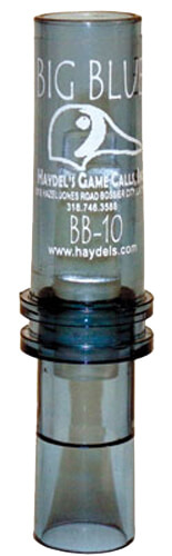 Haydel’s Game Calls BB10 “Big Blue” Open Call Double Reed Bluewing Teal Sounds Attracts Ducks Clear Acrylic